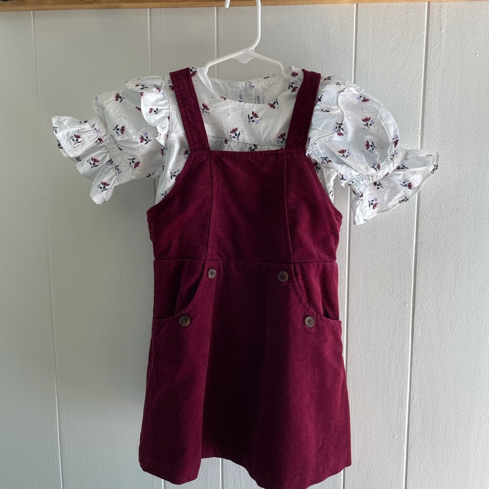 Janie and Jack Jumper Dress and Top